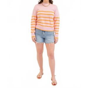 NEW SUGARLIPS sarah sweater in pink & orange